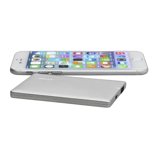 PNY PowerPack ALU 2500 mAh - USB-A - Gris — vue 3