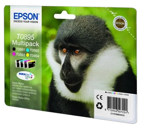 Epson Cartouche d'encre multipack T0895 - 4 couleurs — vue 2