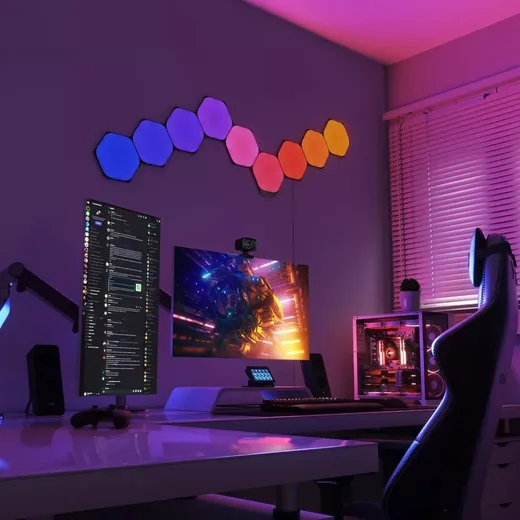 Nanoleaf Shapes Black Hexagons Starter Kit - 9 pièces — vue 6