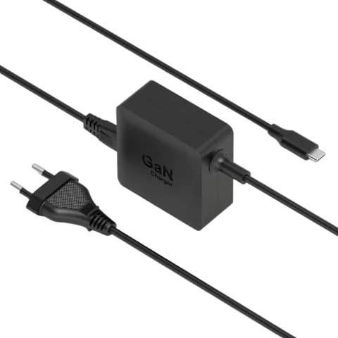 Port Alimentation GaN 65W pour DELL - 2 embouts - Noir — vue 3