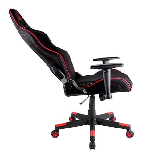 The G-LAB K-Seat Oxygen S - Noir/Rouge/Tissu/3D — vue 2