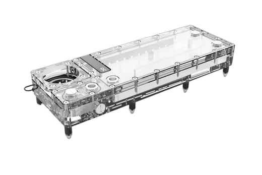 Alphacool Core Flat Reservoir 360 Right D5/VPP - Ss pompe
