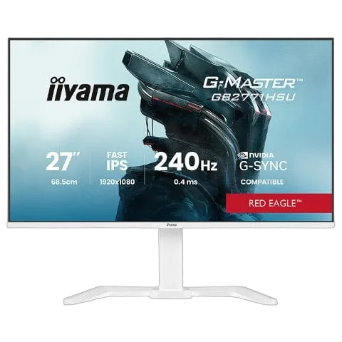 Iiyama GB2771HSU-W1 - 27" FHD 240Hz Fast IPS 0.4ms Pivot G-SYNC