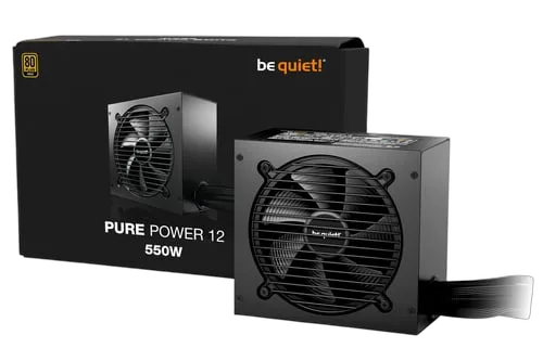 be quiet! ATX 550W - 80+ Gold - Pure Power 12 Noir — vue 3