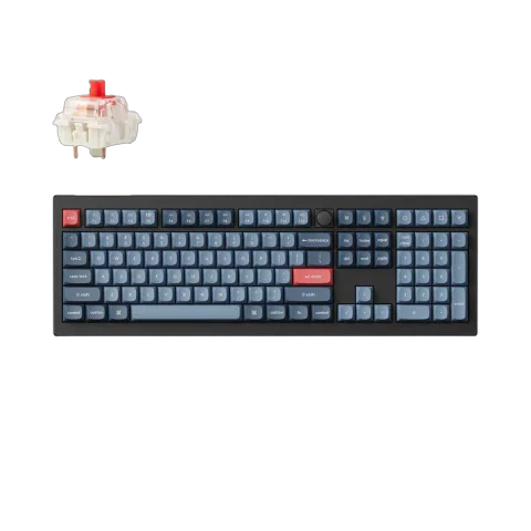 Keychron V6 Max QMK - Mécanique - Sans-Fil - RGB - Gris — vue 1