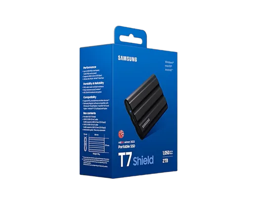 Samsung T7 SHIELD 2To Black — vue 10