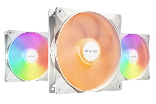 be quiet! LIGHT WINGS LX 140mm PWM HS White Triple Pack