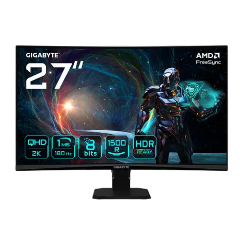 Gigabyte GS27QCA - 27" CURVE QHD 180Hz VA 1ms HDR Adaptive Sync