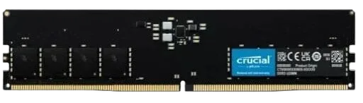 Crucial CT16G56C46U5T (1x16Go DDR5 5600Mhz CL46) Tray — vue 4