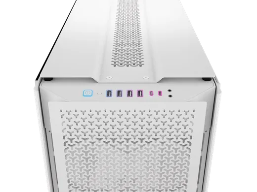 Corsair iCUE LINK 9000D RGB AIRFLOW Blanc- ST/SansAlim/ATX — vue 4