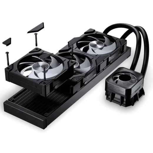 Phanteks Glacier One 360D30 X2 DRGB AiO - 360mm - Noir — vue 5