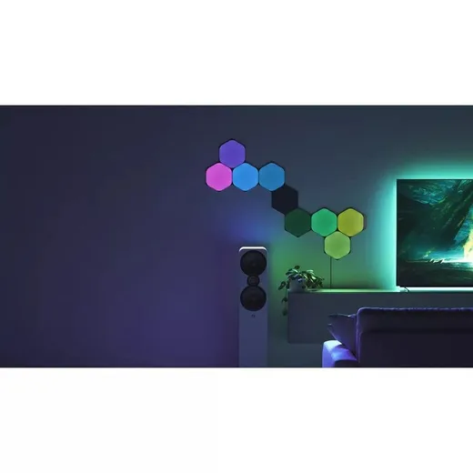 Nanoleaf Shapes Black Hexagons Pack Expansion - 3 pièces — vue 5