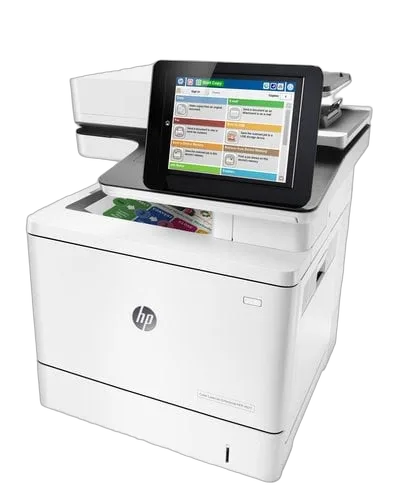 HP Color LaserJet Enterprise MFP M577dn - Blanc — vue 4