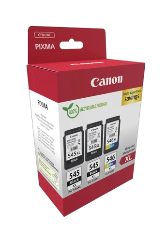 Canon Pack Noire*2 + Couleur - PG-545XLx2/CL-546XL MULTI — vue 2