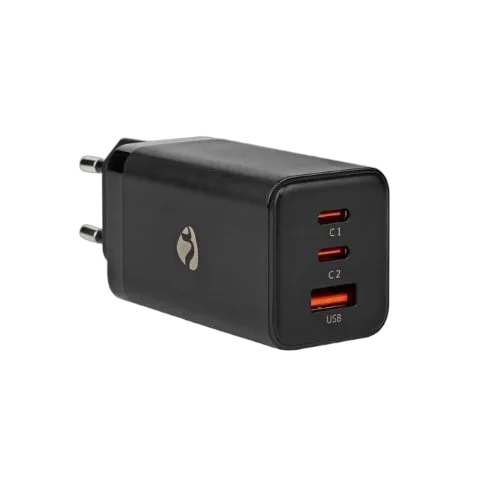 Nedis Chargeur GaN Power Delivery 65W - 3 ports - Noir — vue 4