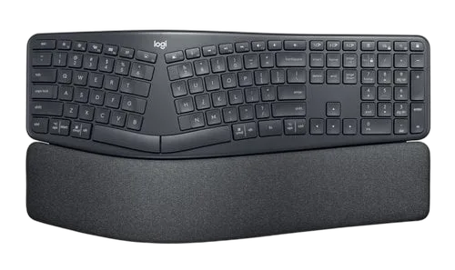 Logitech K860 for Business - Membrane - Sans-Fil - Graphite — vue 1