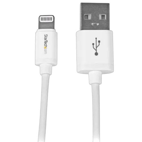 StarTech 1m White 8-pin Lightning to USB Cable