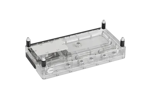 Alphacool Core Distro Plate 240 gauche V.2 avec pompe D5 Apex — vue 3