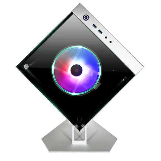 Azza Cube mini 805G silver - mT/Sans Alim/ITX-Seconde Vie — vue 4