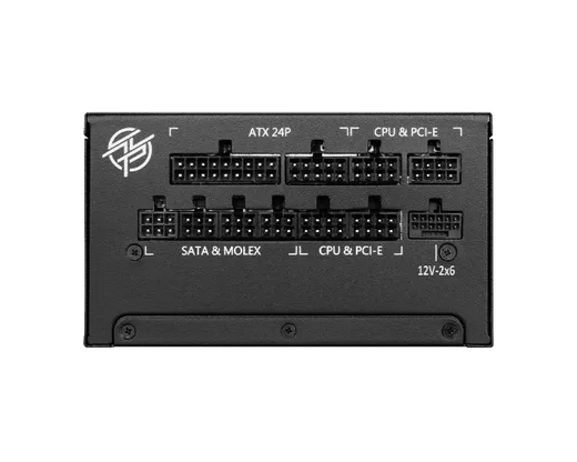 MSI MAG PANO M100R PZ Noir + MPG A1000GS PCIE5 Noir — vue 8
