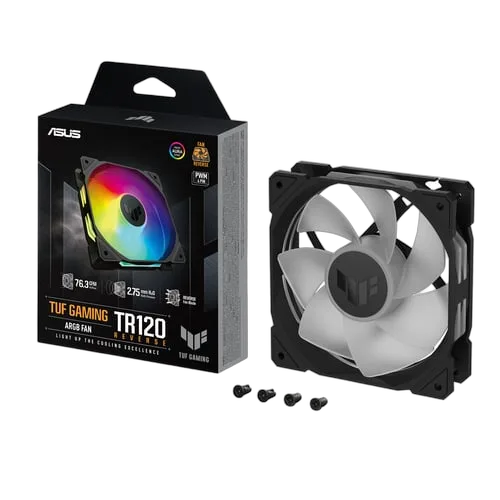 Asus TUF GAMING - TR120 Fan ARGB REVERSE - Noir — vue 9