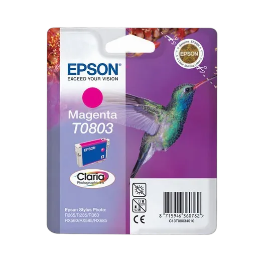Epson Cartouche Claria T0803 Magenta-Seconde Vie — vue 1