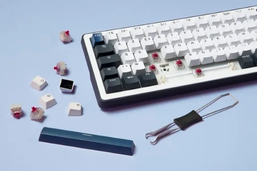 The G-LAB Keyz Elite 200 - 65% - Mécanique - Sans fil - RGB - Blanc — vue 3