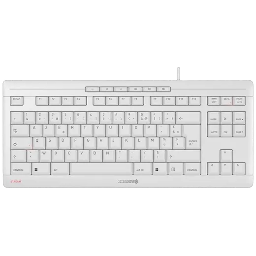 Stream Keyboard TKL - Membrane/Filaire/Blanc