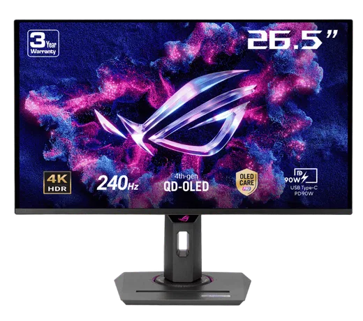 Asus ROG Strix OLED XG27UCDMG - 27" QD-OLED 4K 240Hz 0.03ms USB-C Compatible G-Sync