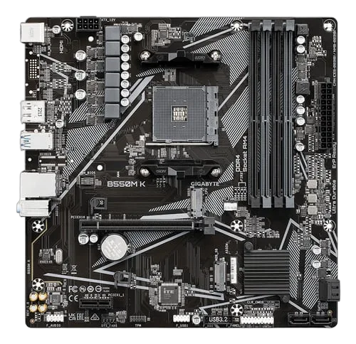 Gigabyte B550M K — vue 2