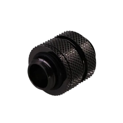 CONSTRUCTEUR Fitting Femelle/Femelle télescopique droit noir - 14mm — vue 1