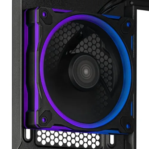 Asus Prime AP202 TG ARGB Noir - mT/Sans Alim/mATX — vue 10