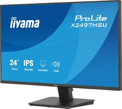Iiyama Prolite X2497HSU-B1 - 23.8" FHD 120Hz IPS 4ms Adaptive Sync — vue 4