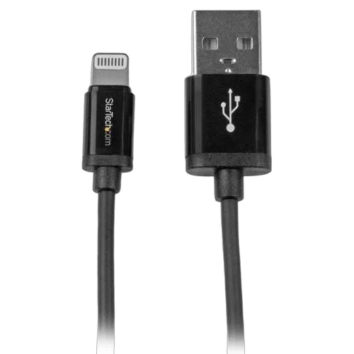 StarTech 1m Black 8-pin Lightning to USB Cable