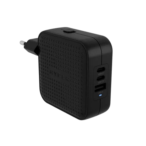 Chargeur voyage GaN 70W - 3 ports - Noir