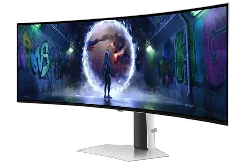 Samsung Odyssey G9 - 49" OLED MATE DQHD CURVE 240Hz 0.03ms FreeSync Premium Pro-Seconde Vie — vue 3