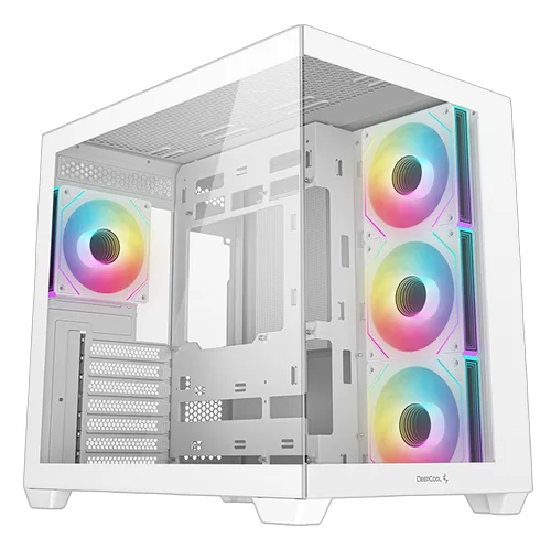 Deepcool CG530 4F Blanc - MT/Sans Alim/ATX