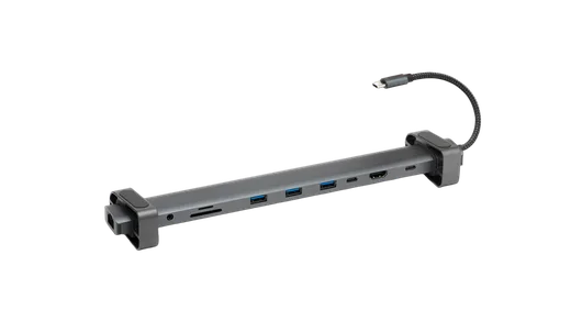 Bluestork HUB USB-C/10 ports/Gris