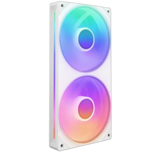 NZXT F240 RGB Core Fan (Single Frame) - Blanc — vue 1