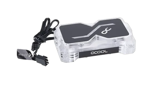 Alphacool GPX SLI Connector Dual - Acryl - Addressable RGB
