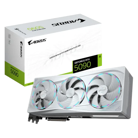Gigabyte AORUS GeForce RTX 5090 STEALTH ICE 32G