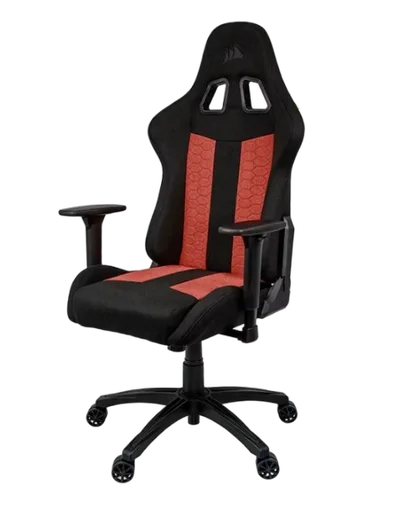 Corsair TC100 RELAXED Fabric - Noir et Rouge — vue 3