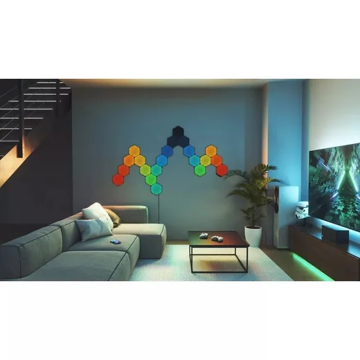 Nanoleaf Shapes Black Hexagons Pack Expansion - 3 pièces — vue 6