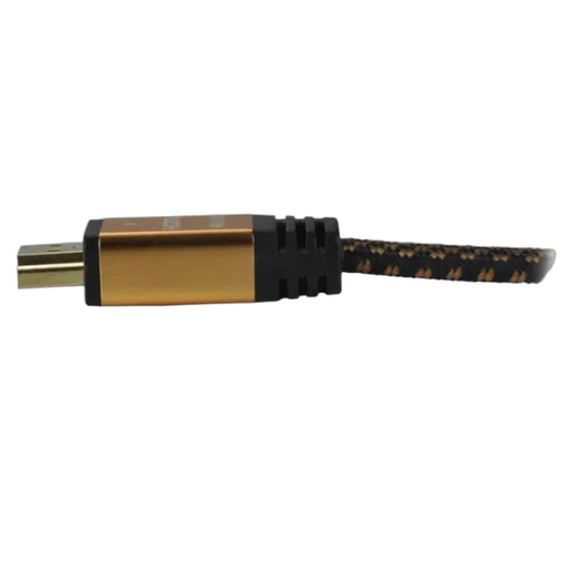 MCL Samar Câble HDMI 2.0 Highspeed + Ethernet mâle/mâle tressé/plat - 3m — vue 2