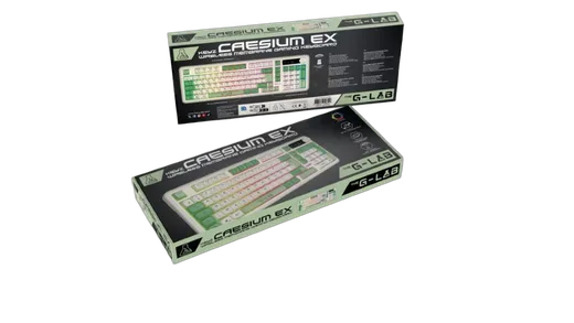 The G-LAB Keyz Caesium EX WL - Membrane - Sans fil - RGB - Vert, vue 2