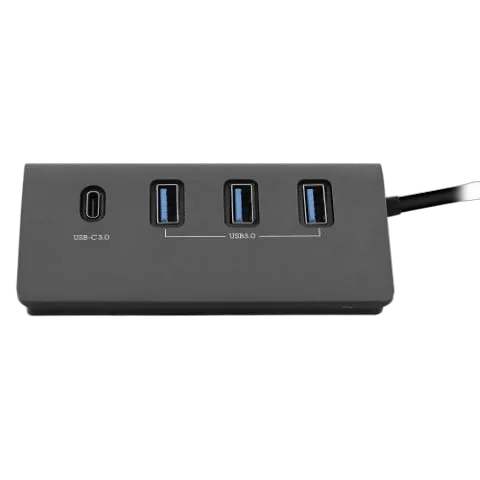 T'nB USB-A/USB-C 3.0 - 4 ports - Gris — vue 5