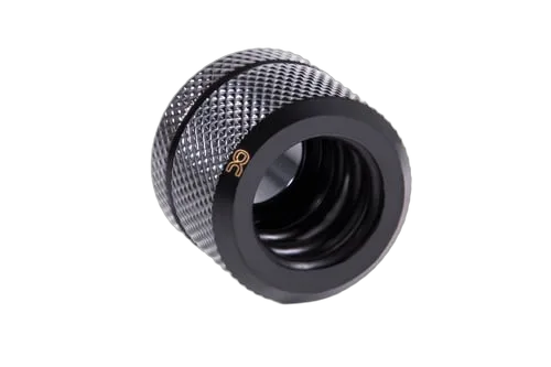 Alphacool Pack de 6 Fitting pour Tube rigide noir 14mm G1/4 — vue 2