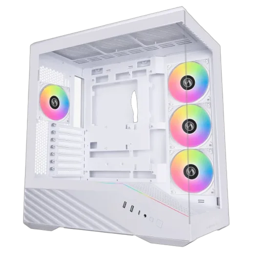 Lian-Li Vector V100 RGB Blanc - MT/Sans Alim/E-ATX
