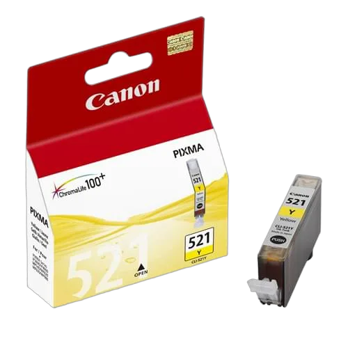Canon Cartouche CLI-521Y Jaune — vue 1
