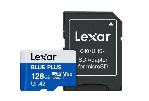 Lexar Micro SDHC 128Go Class 10 +Adapt LMSBLPL128G-BNANG
